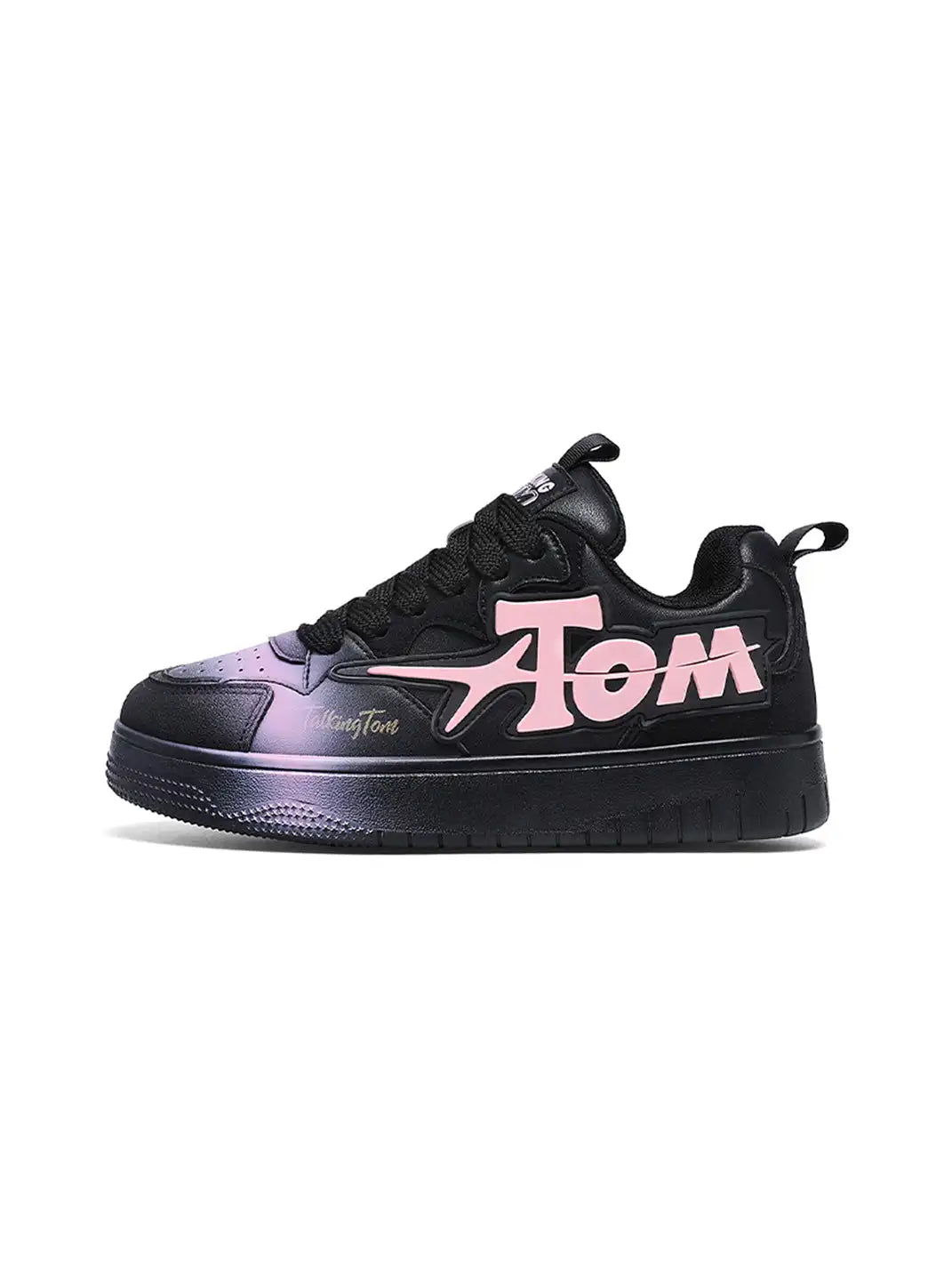 Oversized Letter Graphic Low Top Sneakers Pink product image