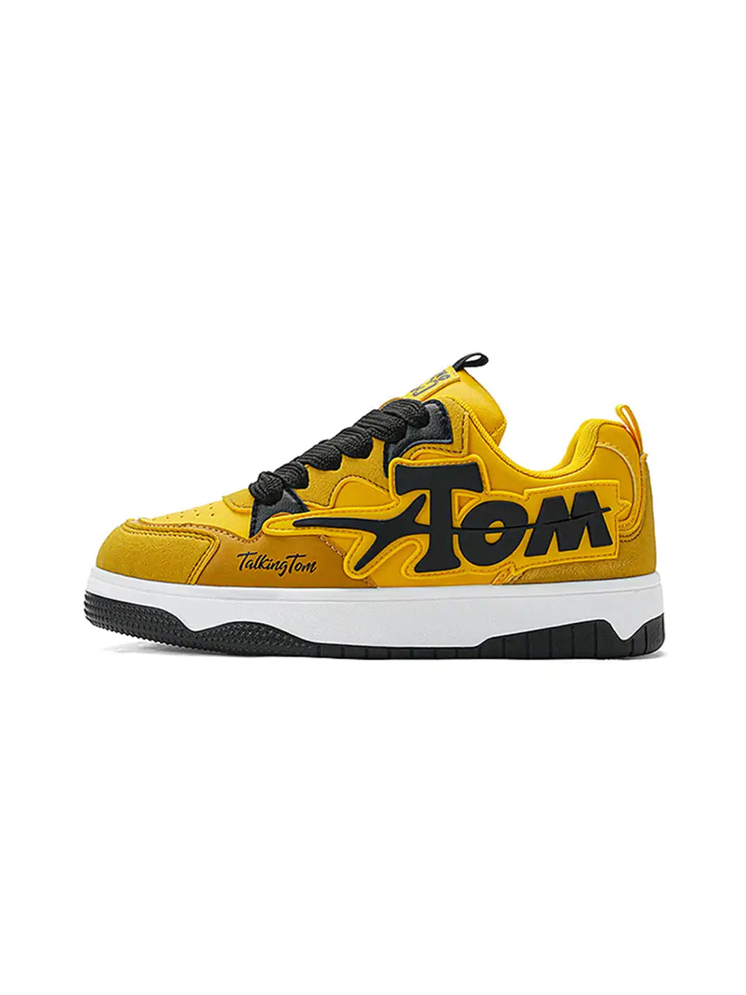 Oversized Letter Graphic Low Top Sneakers Yellow product image
