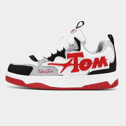 Oversized Letter Graphic Low Top Sneakers main product image