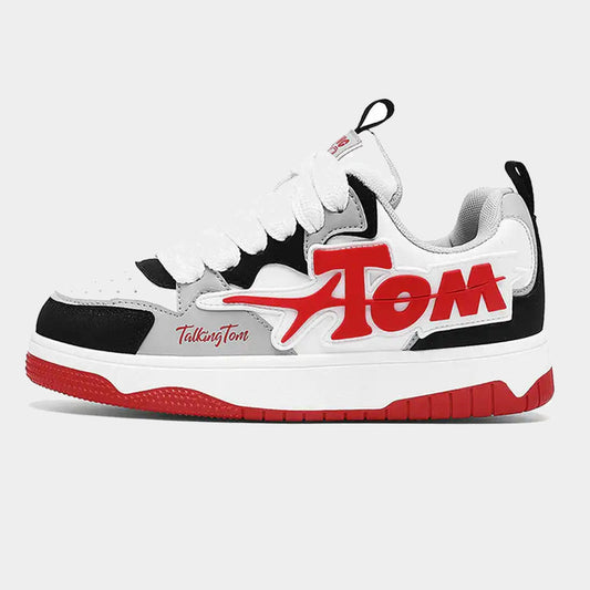 Oversized Letter Graphic Low Top Sneakers main product image