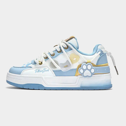 Paw Applique Sporty Low Top Sneakers main product image