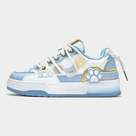 Paw Applique Sporty Low Top Sneakers main product image