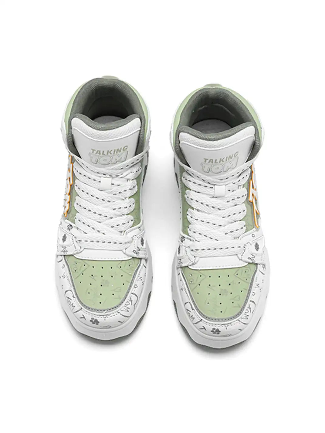 Graffiti High Top Chunky Sneakers detail image 1