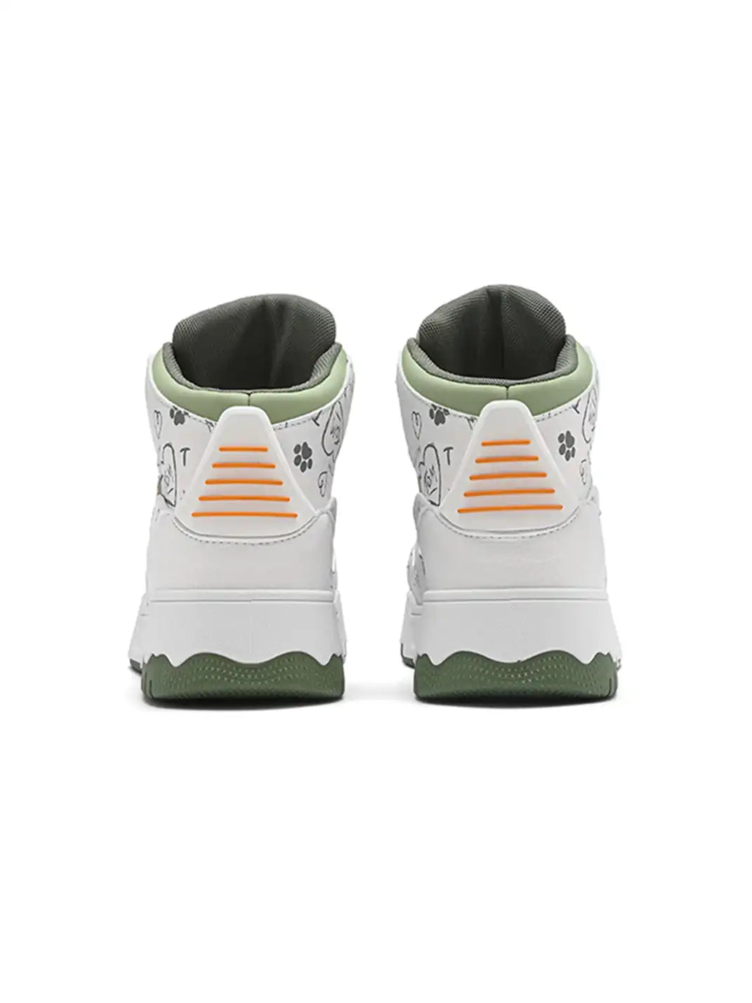 Graffiti High Top Chunky Sneakers detail image 2