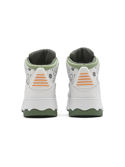 Graffiti High Top Chunky Sneakers detail image 2