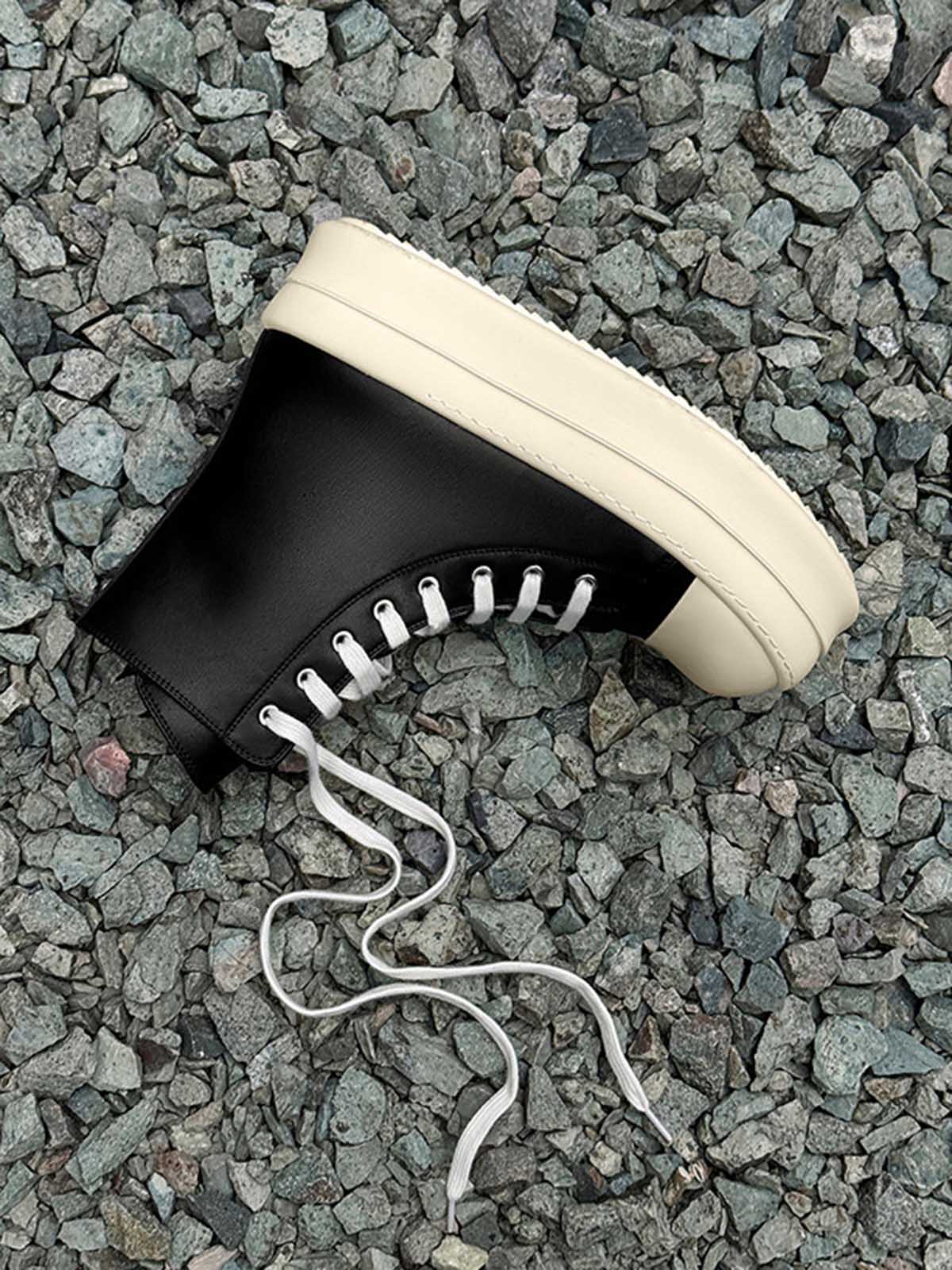 Side Zip Platform High Top Sneakers detail image 2