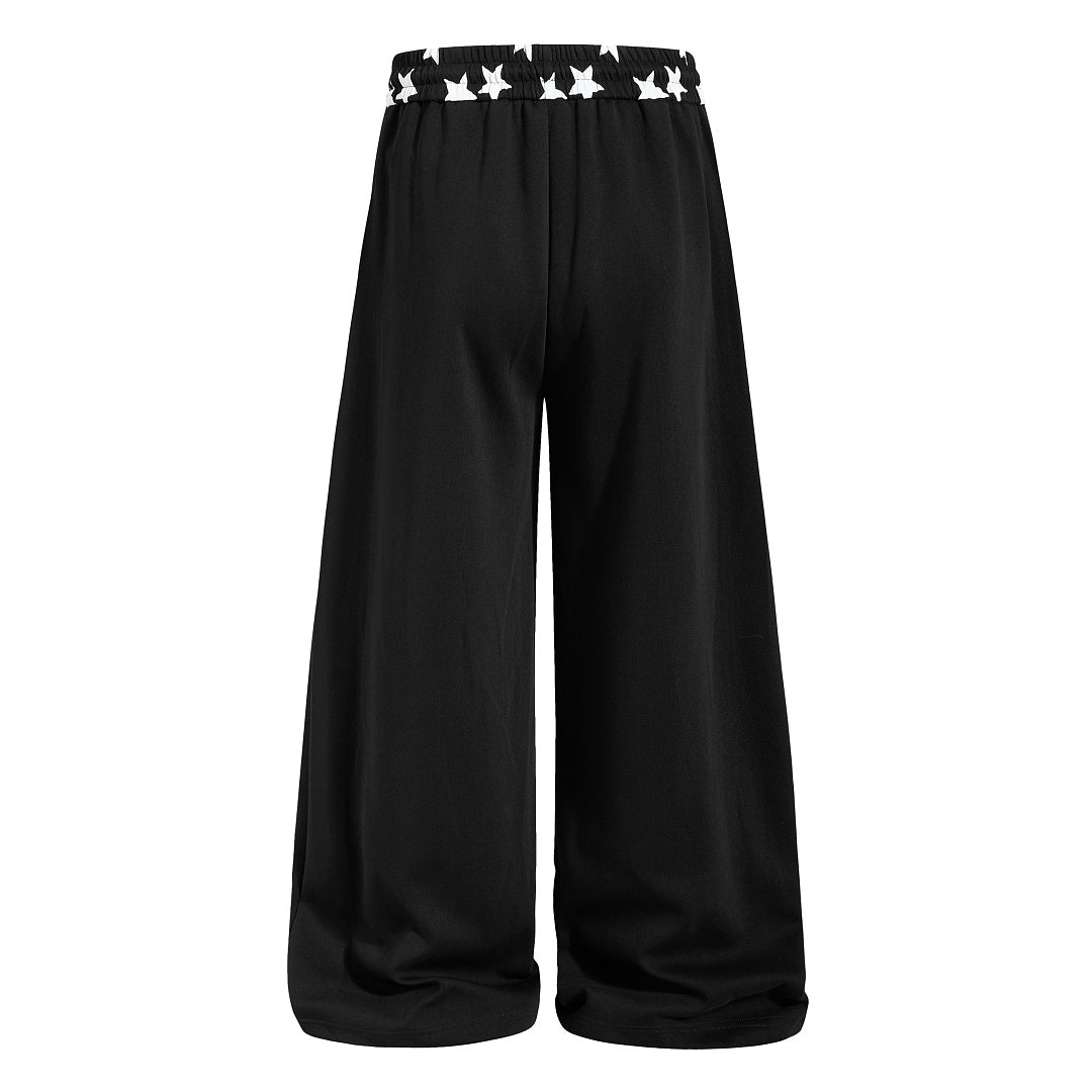 Star Print Baggy Sweatpants detail image 10