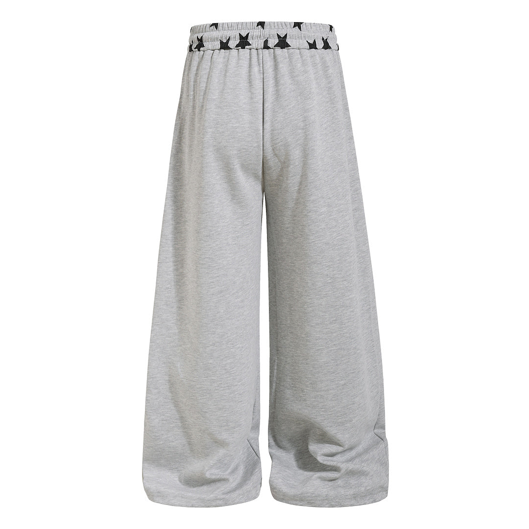 Star Print Baggy Sweatpants detail image 11