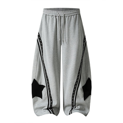 Panel Baggy Barrel Sweatpants Gray product image