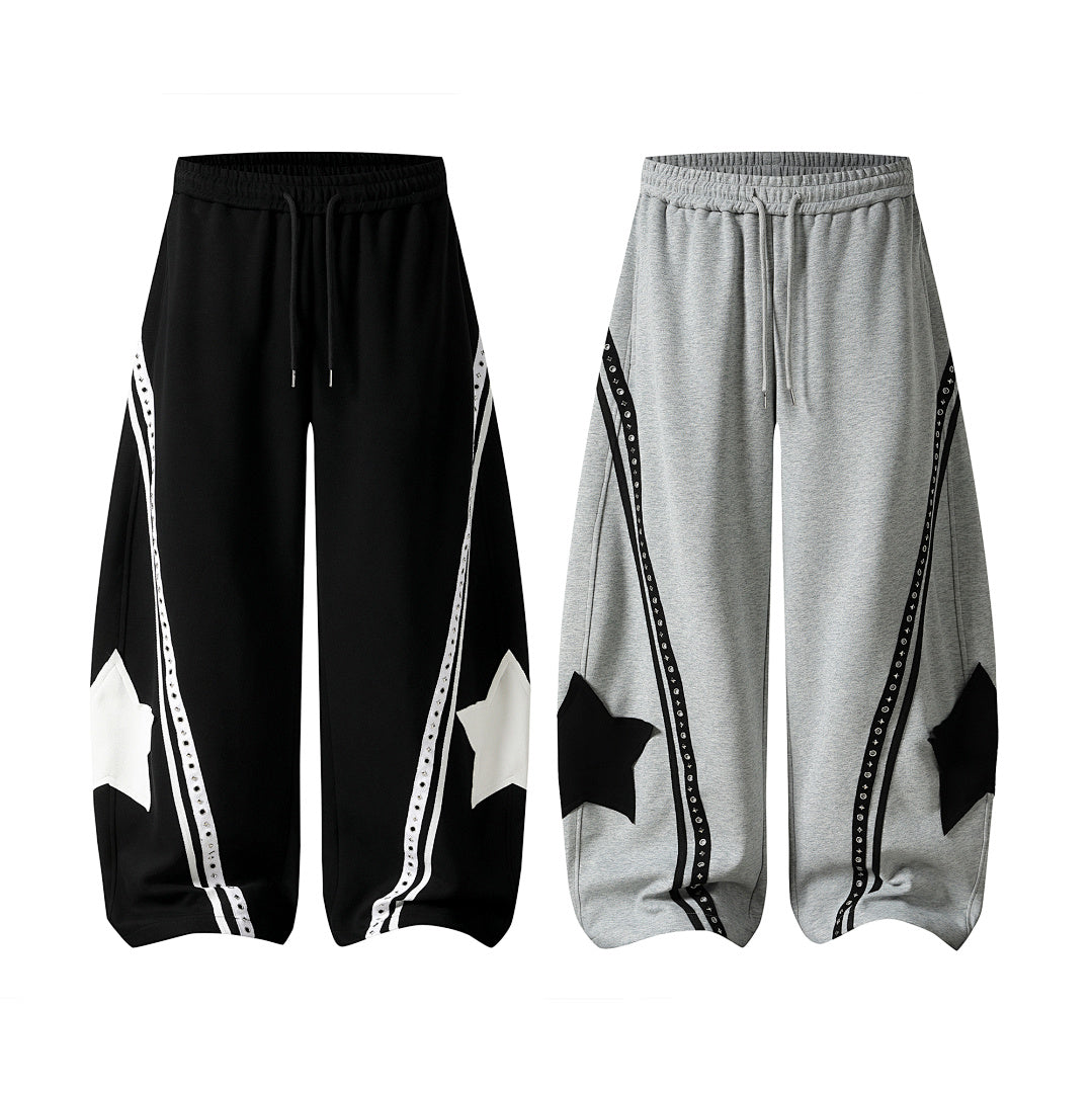 Panel Baggy Barrel Sweatpants detail image 4