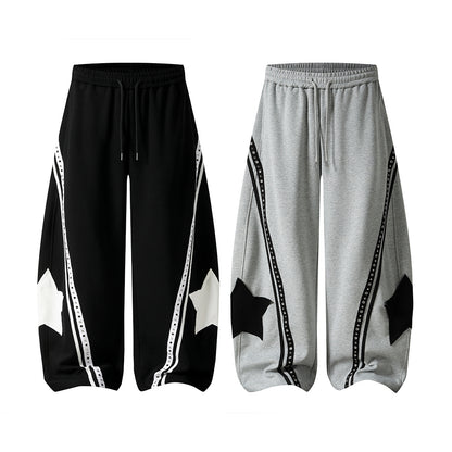 Panel Baggy Barrel Sweatpants detail image 4