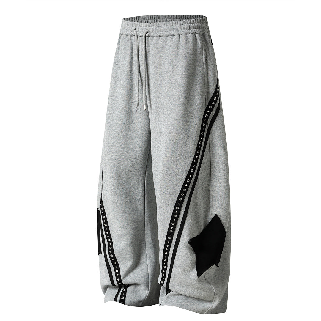 Panel Baggy Barrel Sweatpants detail image 5