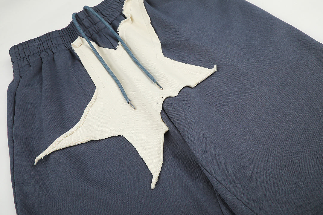 Oversized Star Applique Wide Leg Sweatpants detail image 5