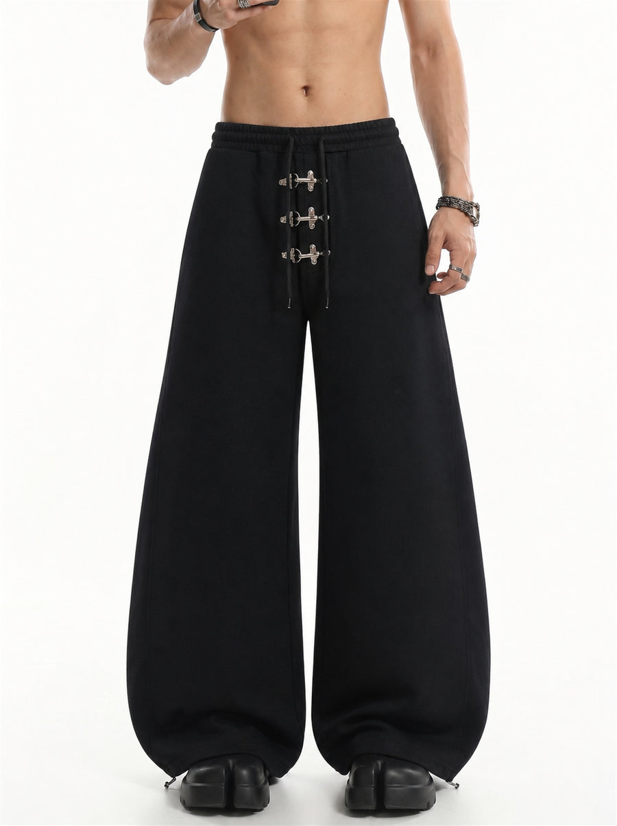 Fireman Clasp Baggy Sweatpants