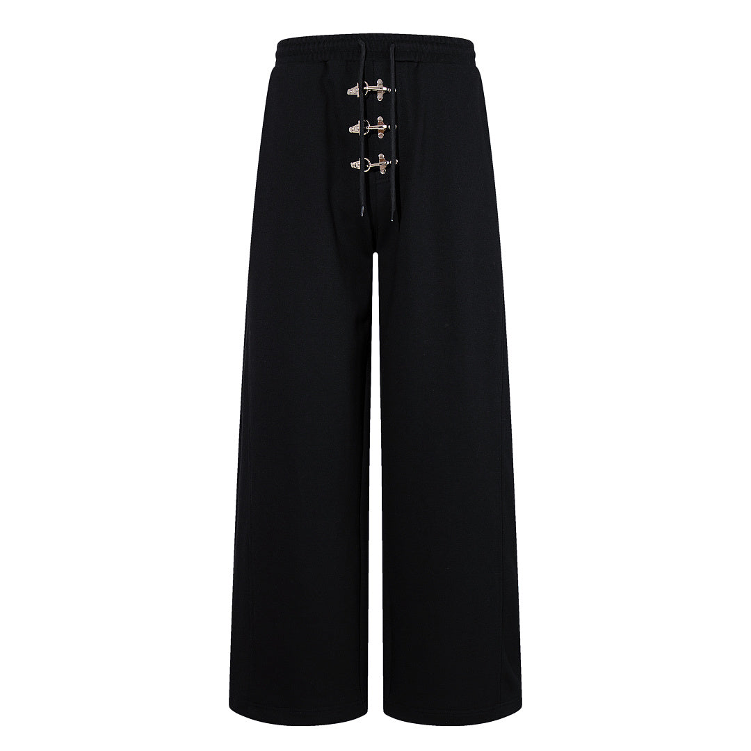 Fireman Clasp Baggy Sweatpants Black product image
