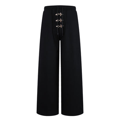 Fireman Clasp Baggy Sweatpants Black product image