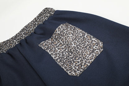 Leopard Star Baggy Barrel Sweatpants detail image 5