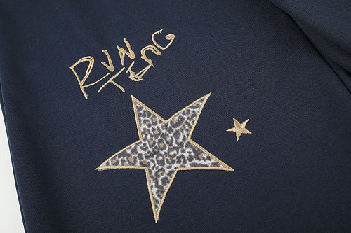 Leopard Star Baggy Barrel Sweatpants detail image 7