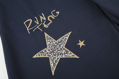 Leopard Star Baggy Barrel Sweatpants detail image 7
