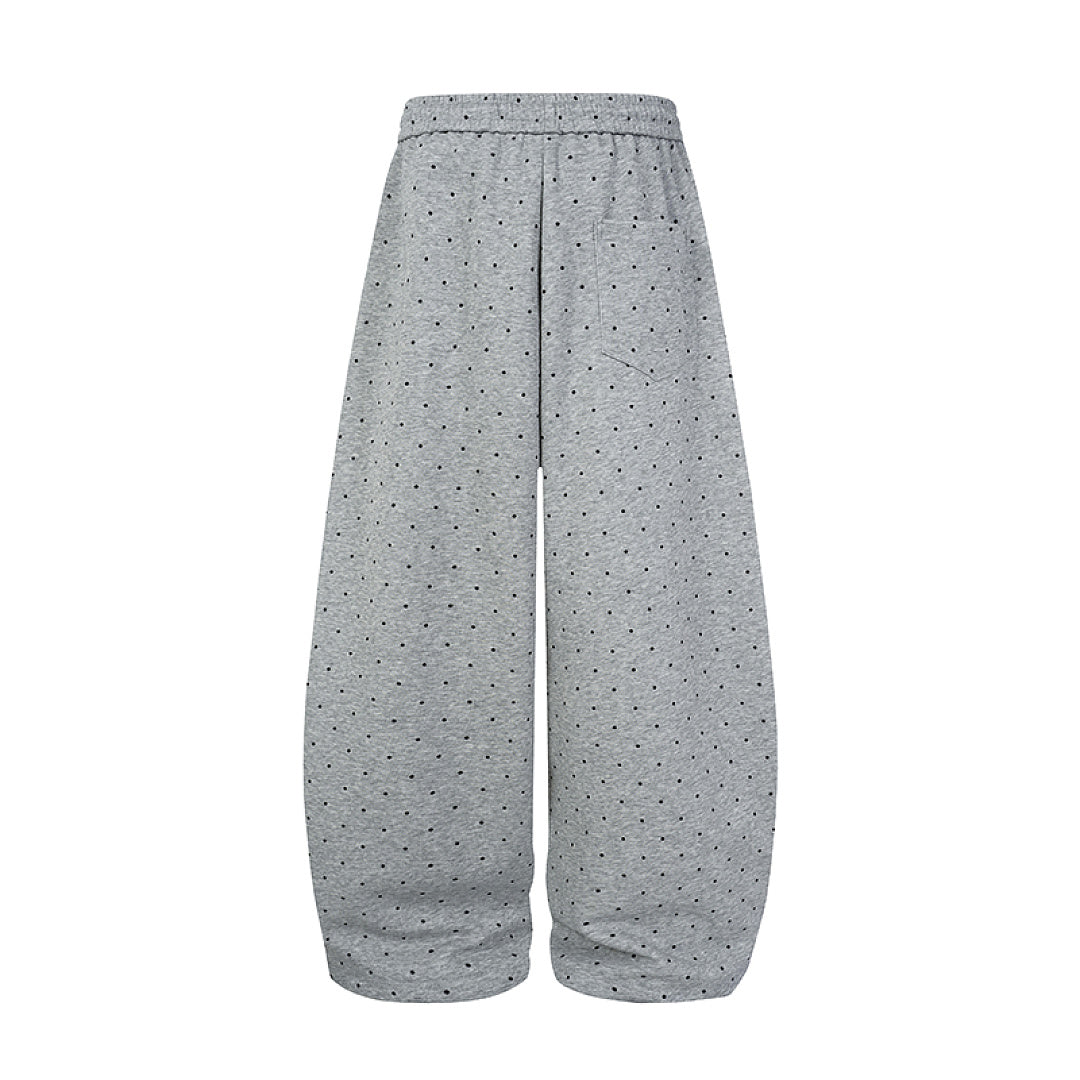 Polka Dot Baggy Sweatpants detail image 5