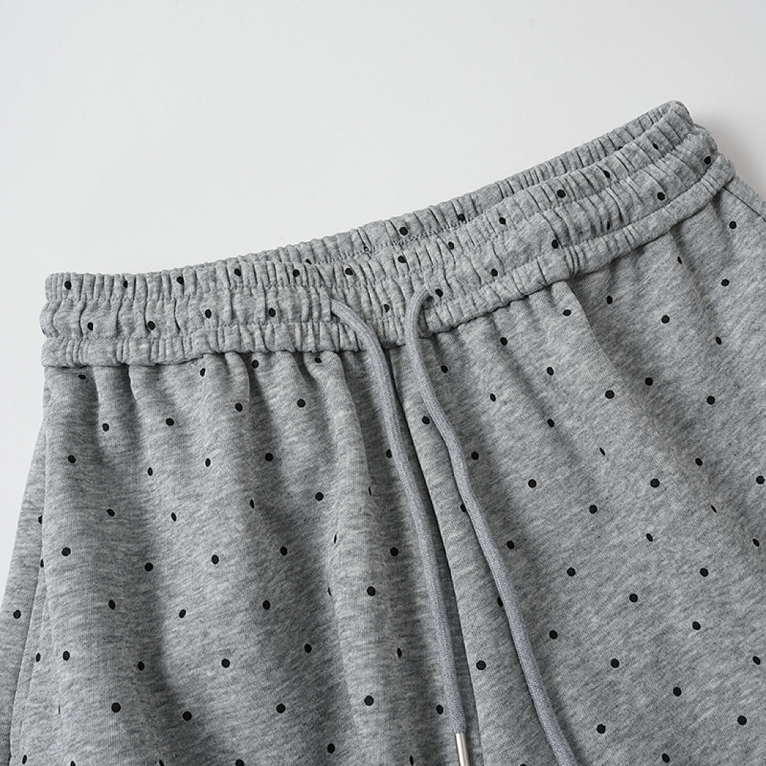 Polka Dot Baggy Sweatpants detail image 6