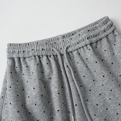 Polka Dot Baggy Sweatpants detail image 6