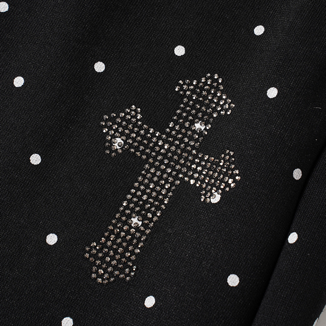 Polka Dot Baggy Sweatpants detail image 10