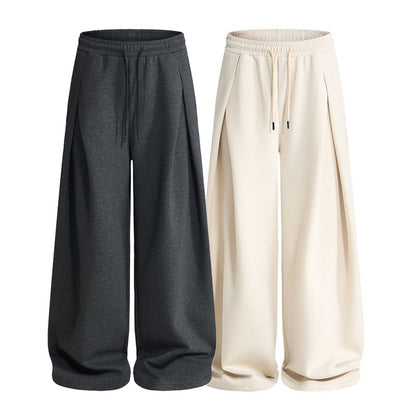 Pleated Baggy Sweatpants detail image 4