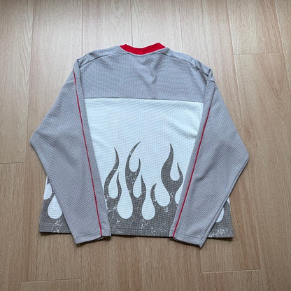 Flame Graphic Long Sleeve Sweatshirt detail image 7