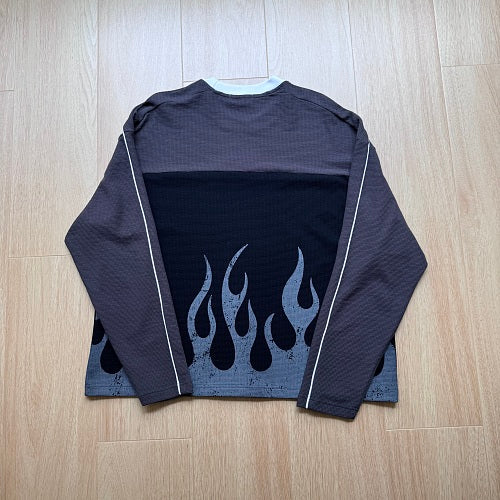 Flame Graphic Long Sleeve Sweatshirt detail image 9