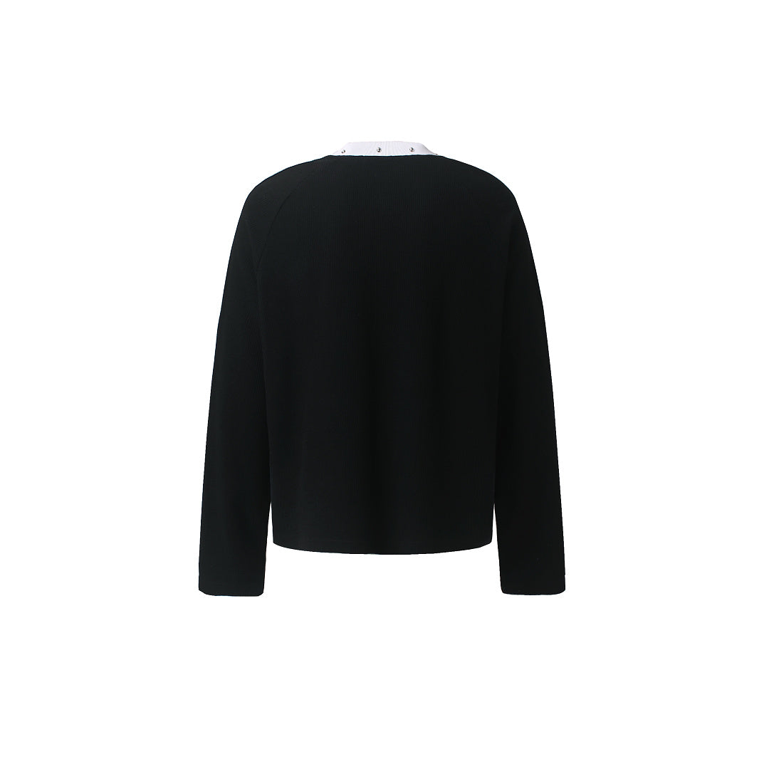 Star Letter Graphic Long Sleeve Sweatshirt detail image 4