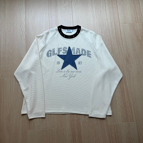 Star Letter Graphic Long Sleeve Sweatshirt detail image 11