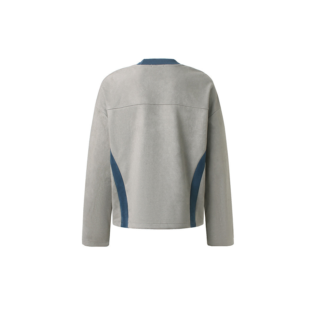 Contrast Side Panel Long Sleeve Sweatshirt detail image 5
