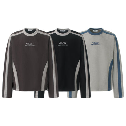 Contrast Side Panel Long Sleeve Sweatshirt detail image 8