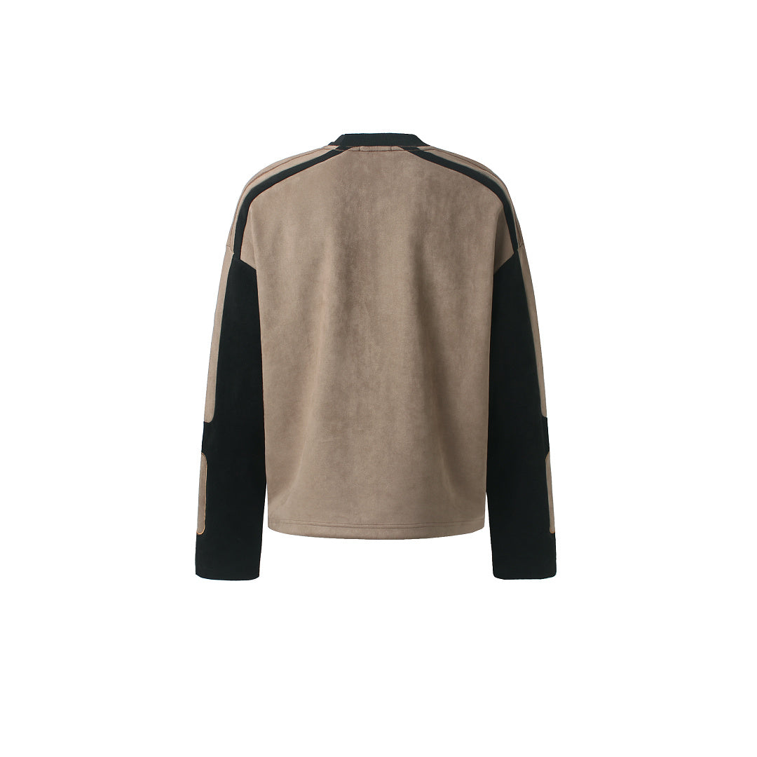 Contrast Panel Gothic Logo Long Sleeve Sweatshirt detail image 5