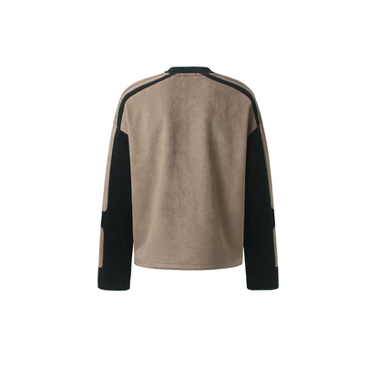 Contrast Panel Gothic Logo Long Sleeve Sweatshirt detail image 5