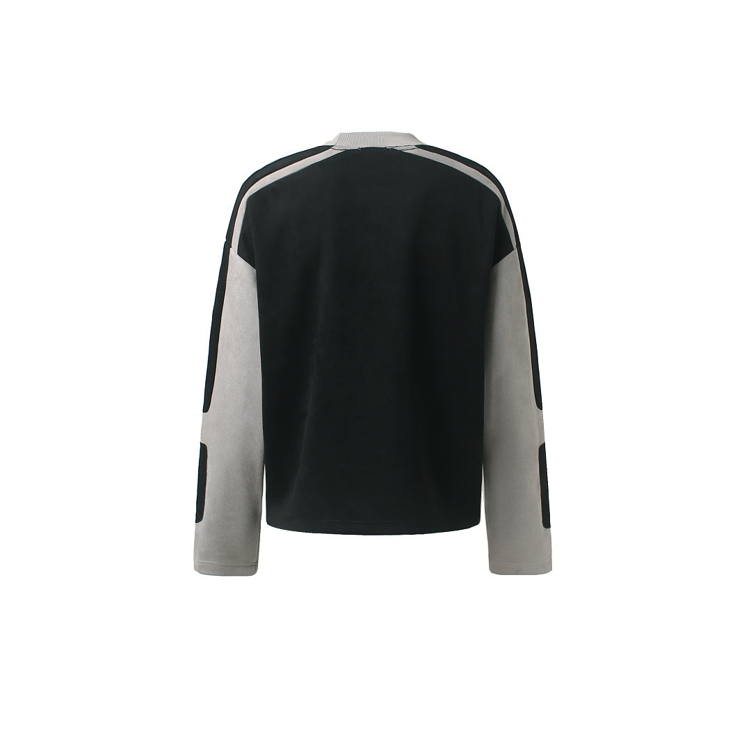 Contrast Panel Gothic Logo Long Sleeve Sweatshirt detail image 6