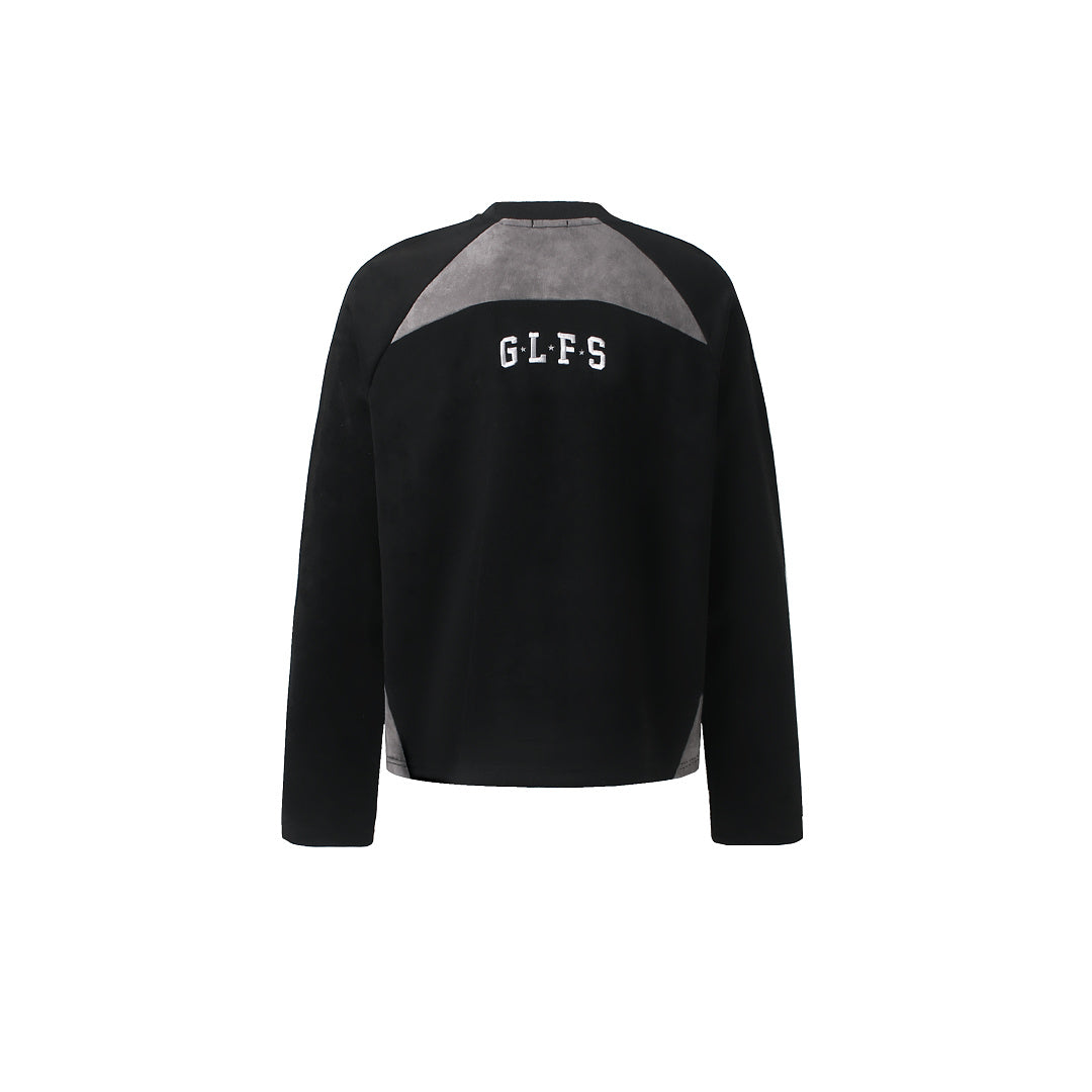 Collegiate Letter Star Graphic Long Sleeve Sweatshirt detail image 5