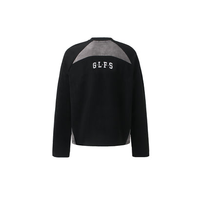 Collegiate Letter Star Graphic Long Sleeve Sweatshirt detail image 5
