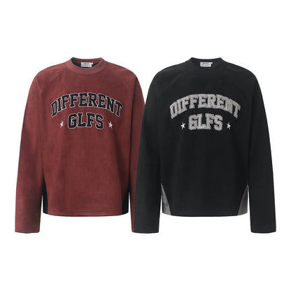 Collegiate Letter Star Graphic Long Sleeve Sweatshirt detail image 6