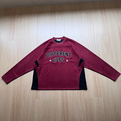 Collegiate Letter Star Graphic Long Sleeve Sweatshirt detail image 9