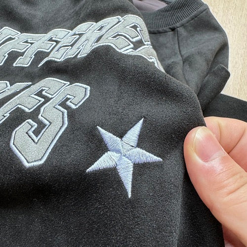 Collegiate Letter Star Graphic Long Sleeve Sweatshirt detail image 12