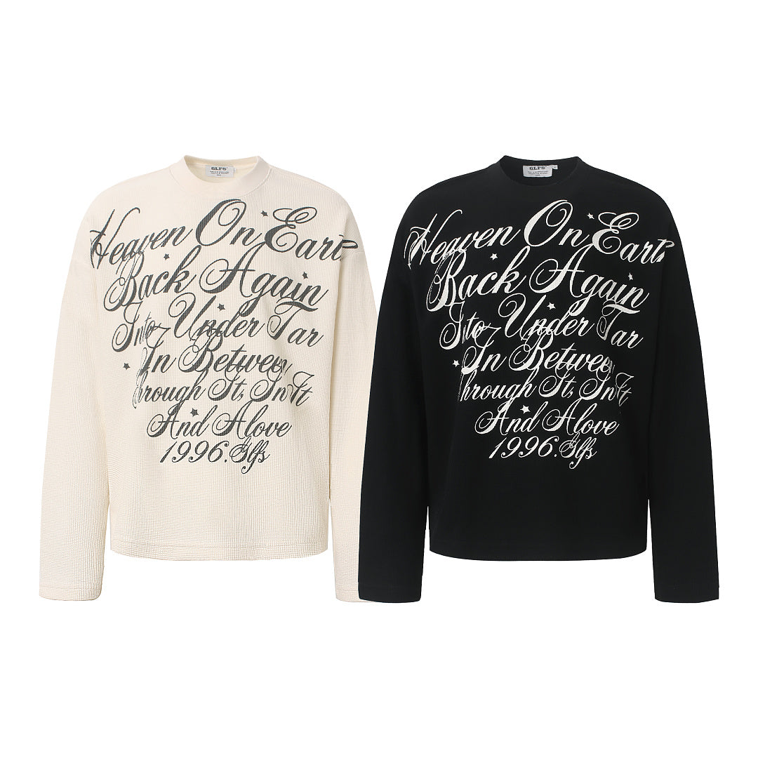 Script Star Graphic Long Sleeve Sweatshirt detail image 6