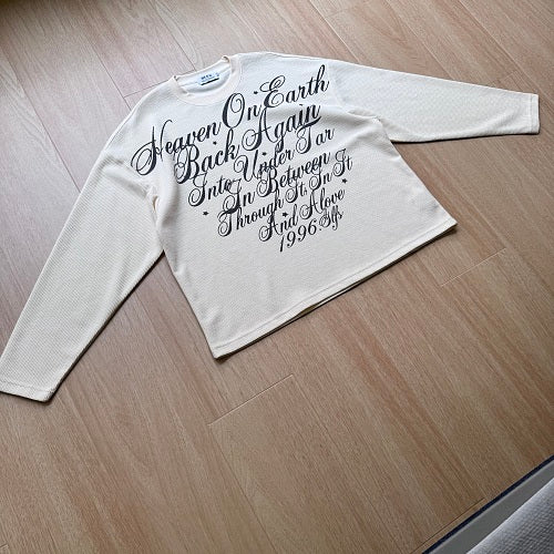 Script Star Graphic Long Sleeve Sweatshirt detail image 7