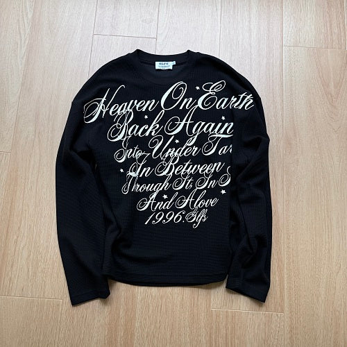 Script Star Graphic Long Sleeve Sweatshirt detail image 8