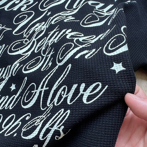 Script Star Graphic Long Sleeve Sweatshirt detail image 9