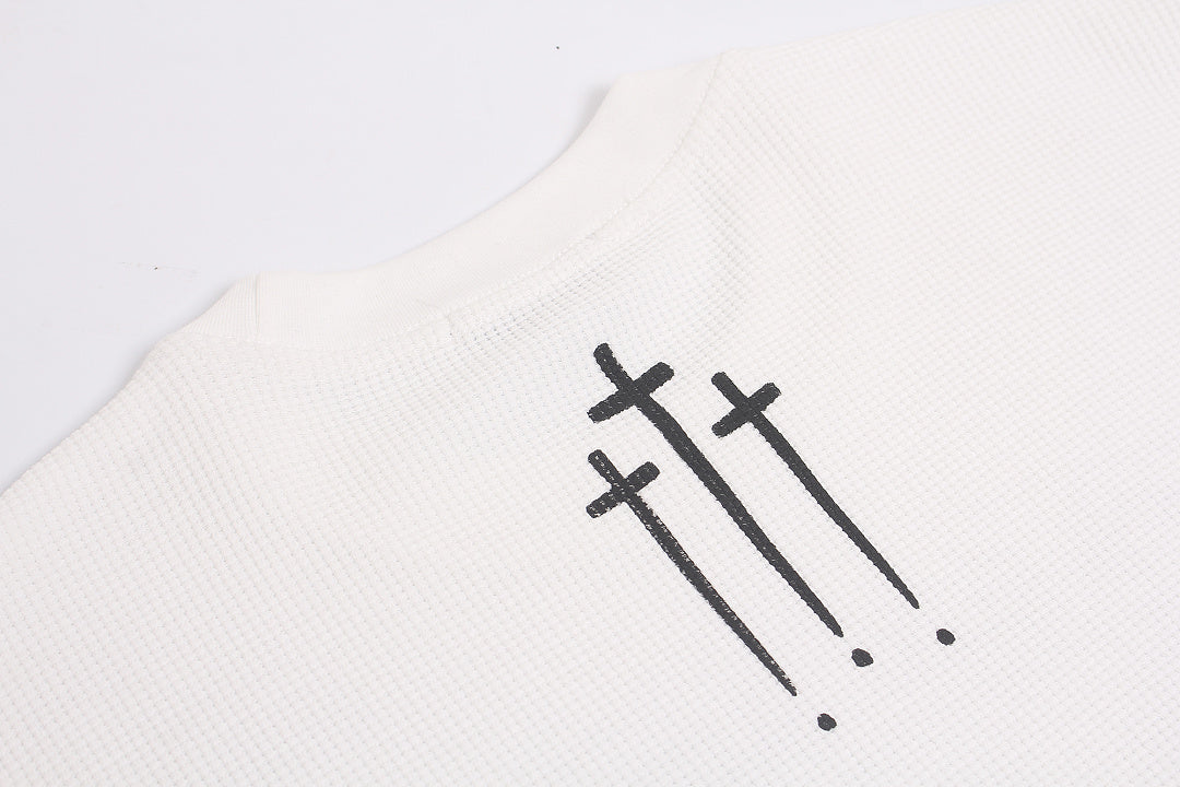 Angel Cross Graphic Long Sleeve Sweatshirt detail image 6