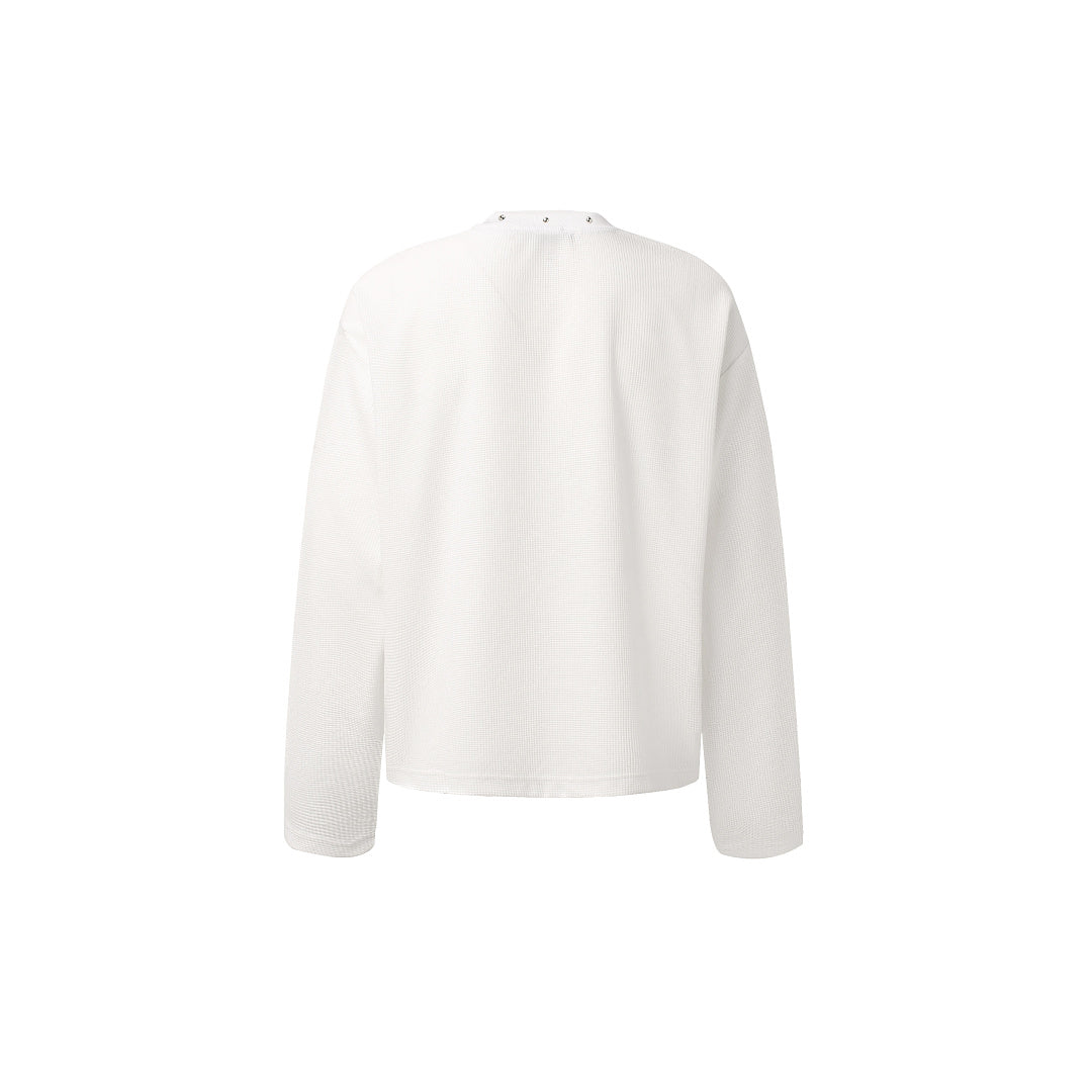 Brush Cross Graphic Long Sleeve Sweatshirt detail image 4