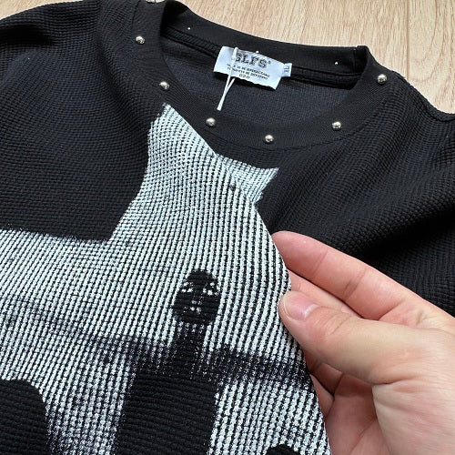 Brush Cross Graphic Long Sleeve Sweatshirt detail image 10