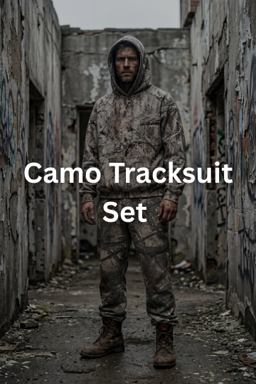 Camo Tracksuit Set